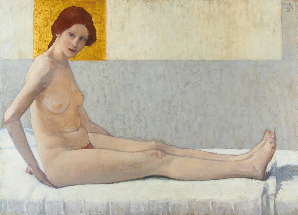 Broncia Koller-Pinell, Sitzende (Marietta), 1907, Sammlung Eisenberger, Wien, Dauerleihgabe im Leopold Museum 