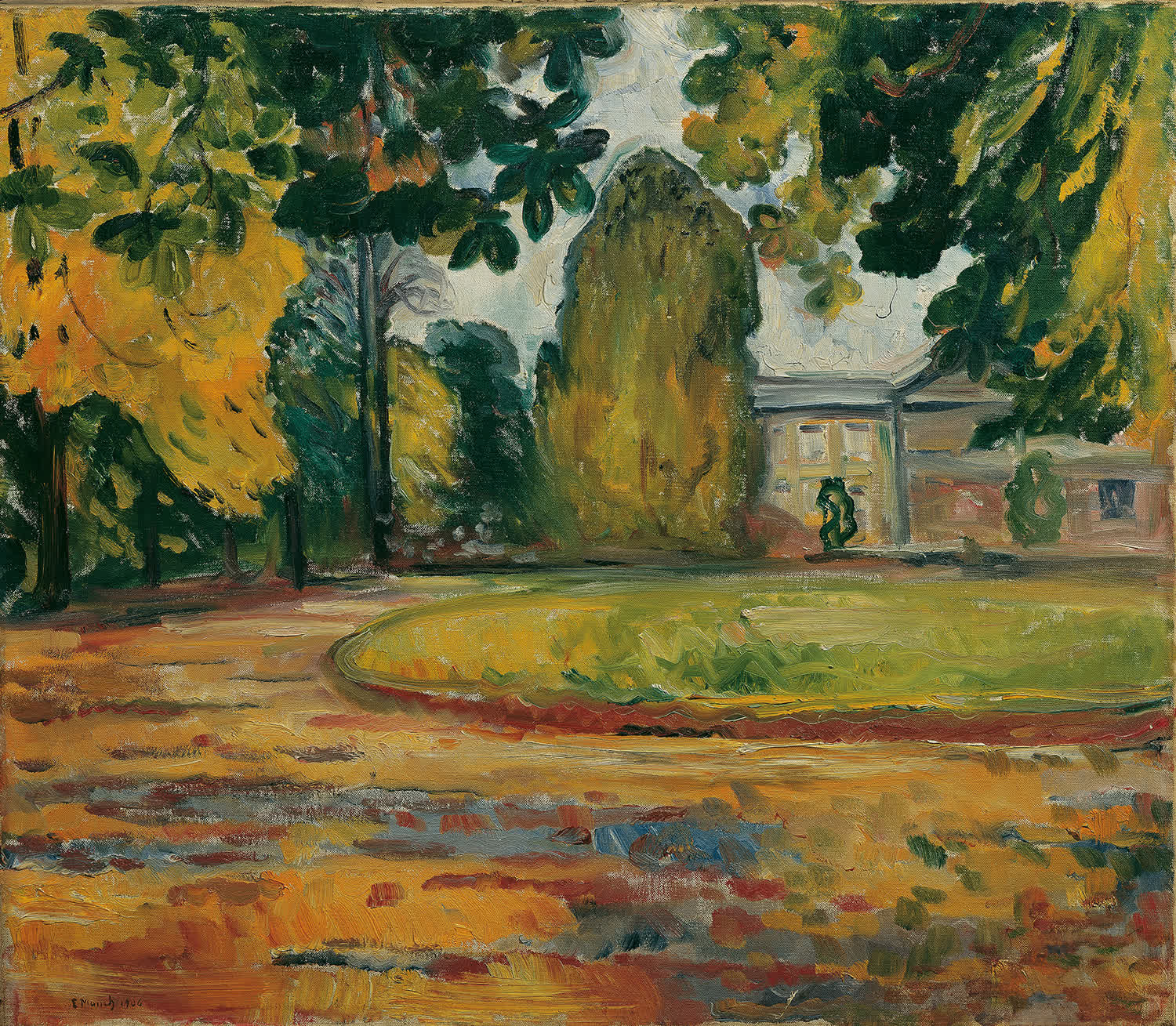 Edvard Munch, Park in Kösen, 1906, Belvedere, Wien