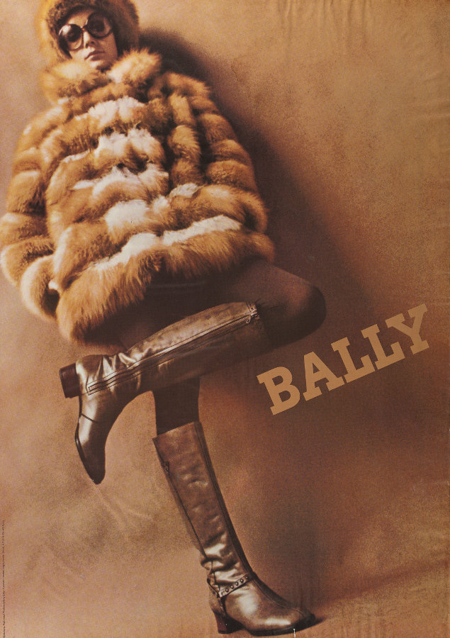 Ruth Imhof; Fotografie: Thomas Cugini, Bally, 1968. © Bally Schuhfabriken AG