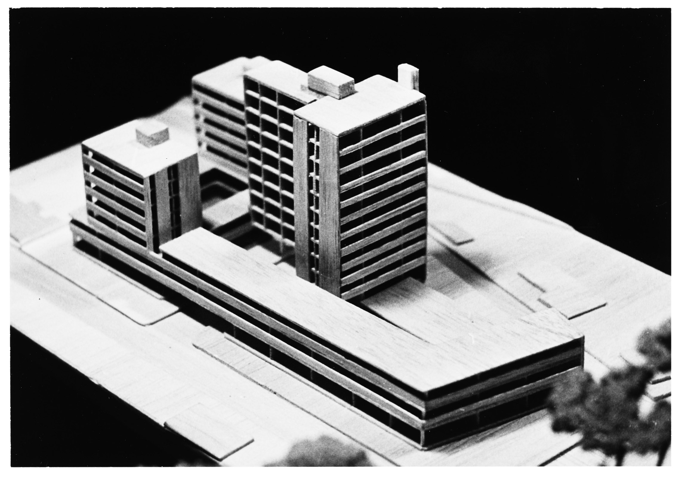 Gesamtmodell des städtebaulichen Entwurfs (© Archiv Architekt Pfeifer)