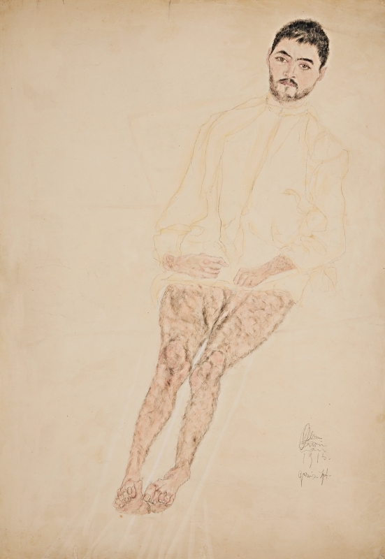 Erwin Dominik Osen, Porträt eines Patienten, 1915 
