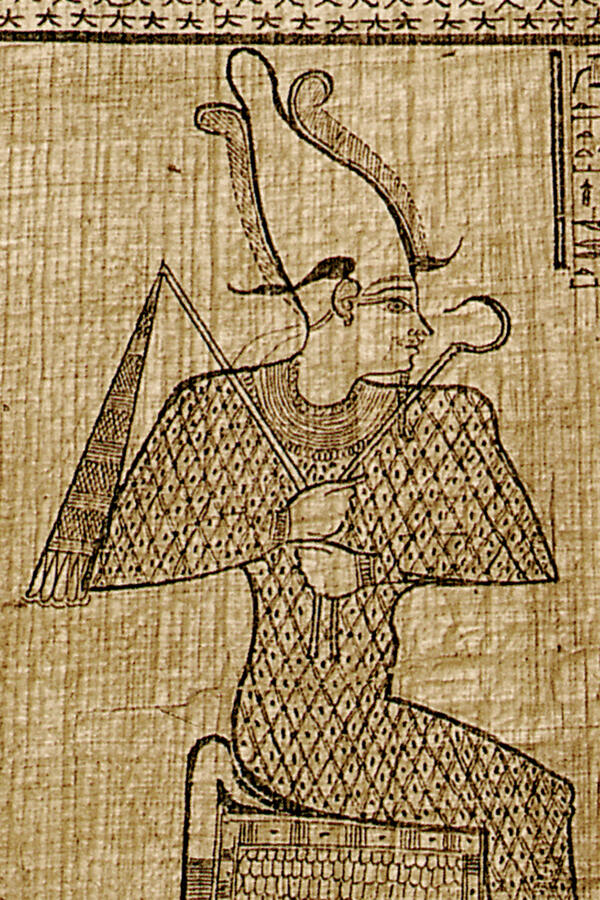 Osiris aus dem Totenbuch der Taruma ©