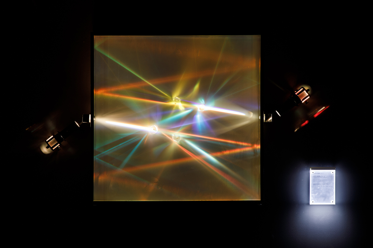 Ausstellungsansicht Alberto Biasi, »Light Prisms«,