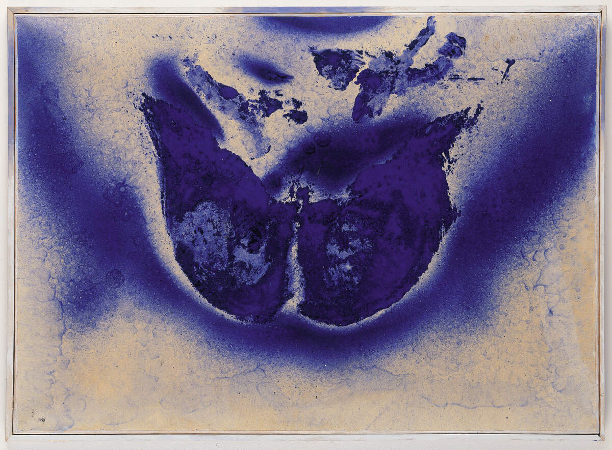 Yves Klein, ANT 120, 1960, 55 x 75 cm Acrylglas,