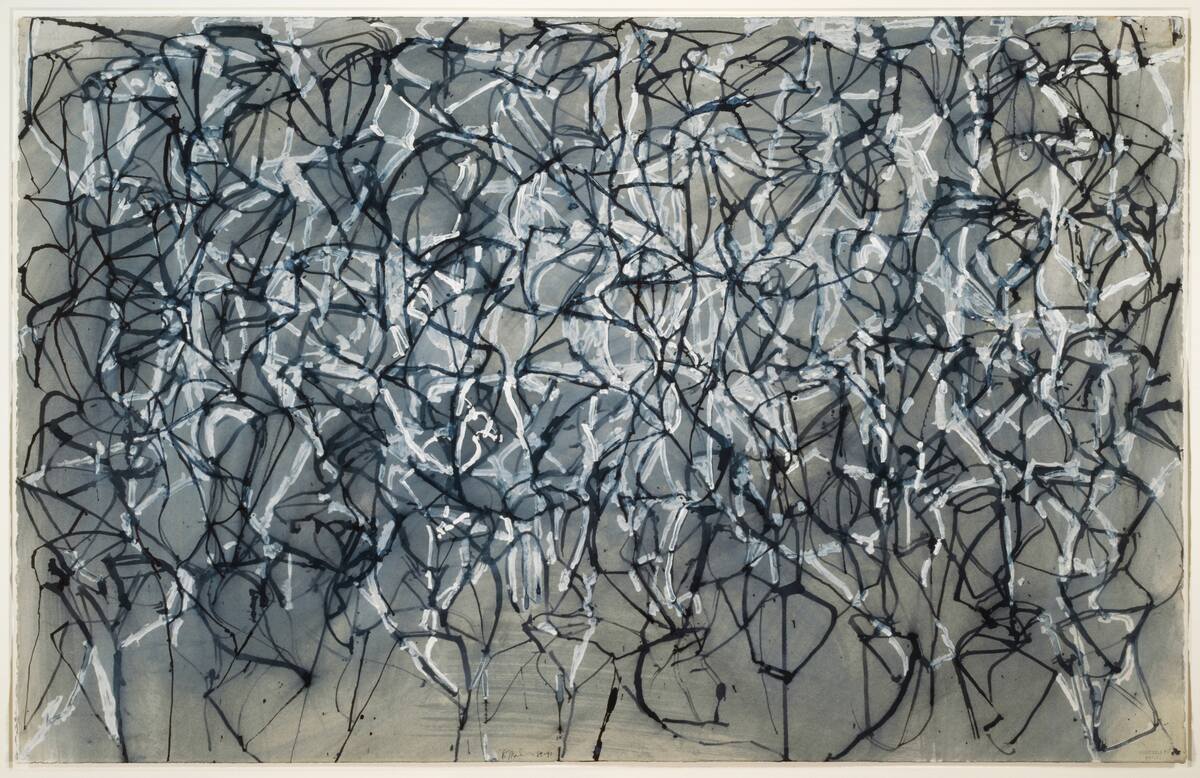 Brice Marden, Muses Drawing 2, 1989-1991, Tusche