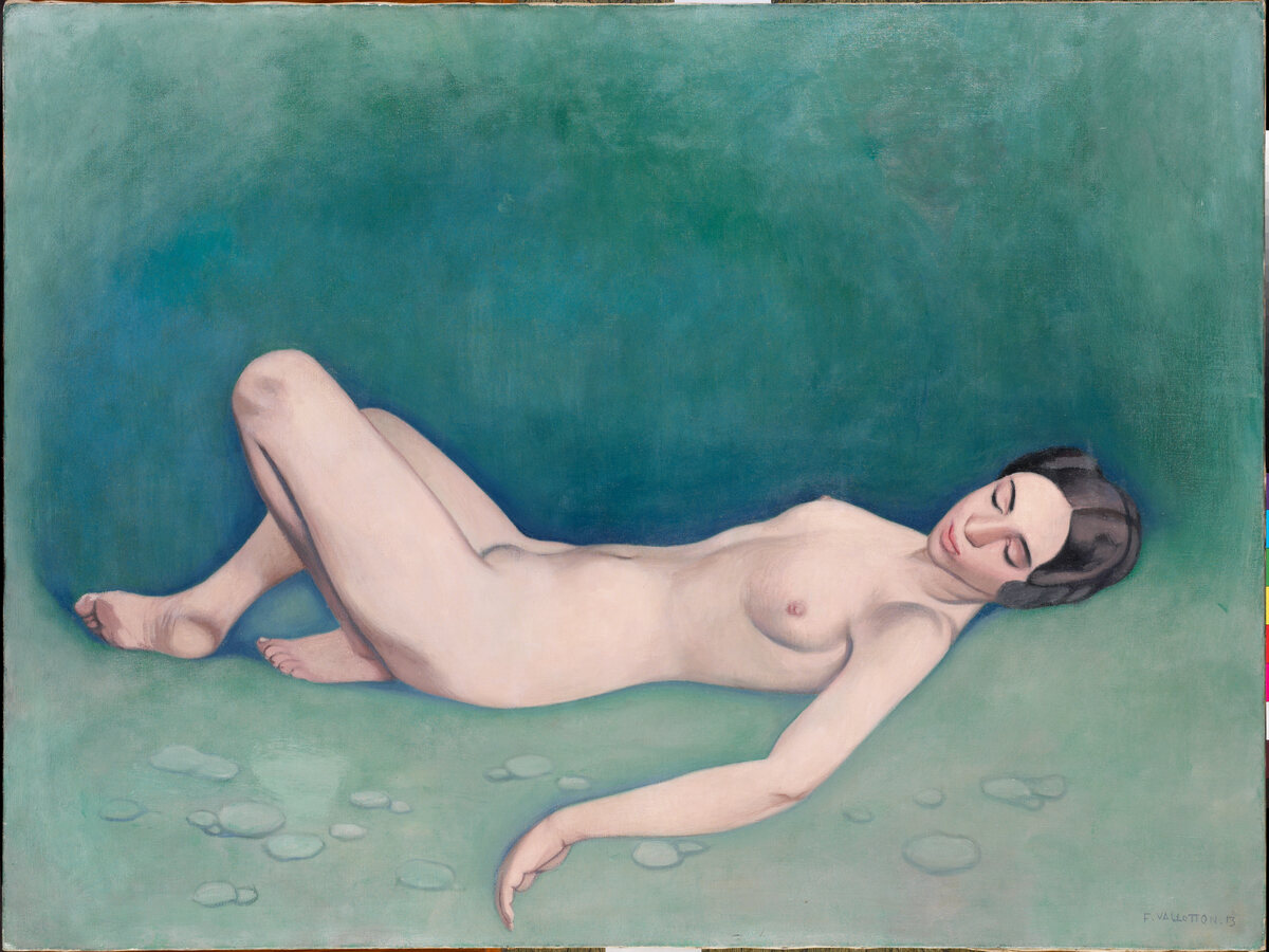 Félix Vallotton, Femme nue couchée dormant, 1913,