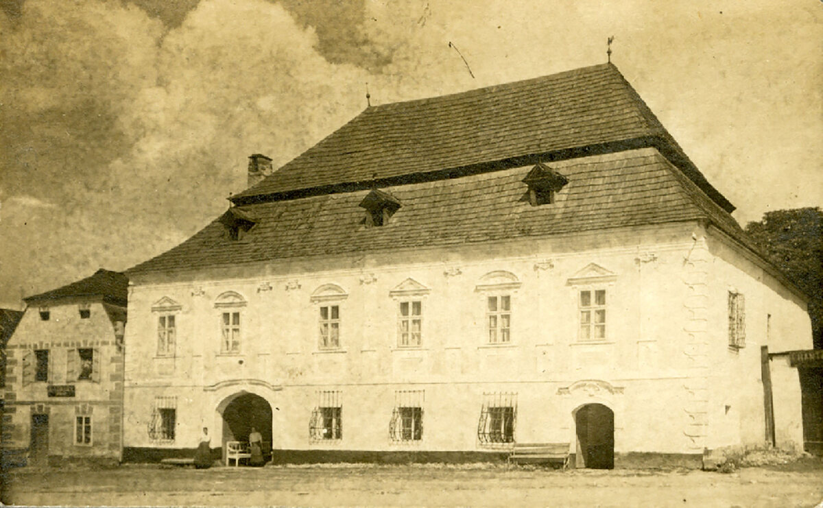 Fassade von Josef Hoffmanns Geburtshaus, vor 1930 