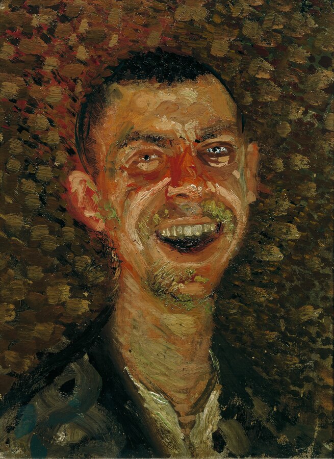 Richard Gerstl, Selbstbildnis, lachend, 1908, Öl