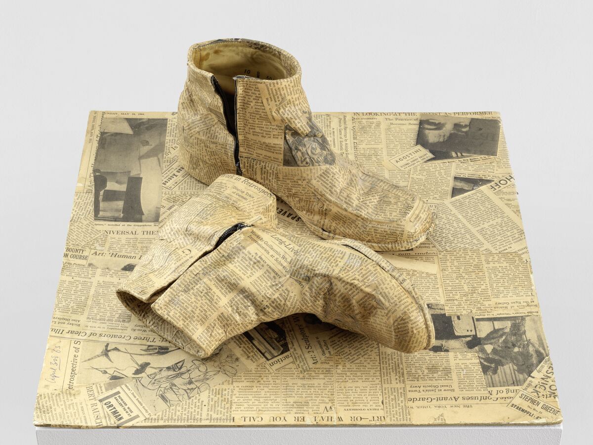 Brian O’Doherty, The Critic’s Boots, 1964–65,