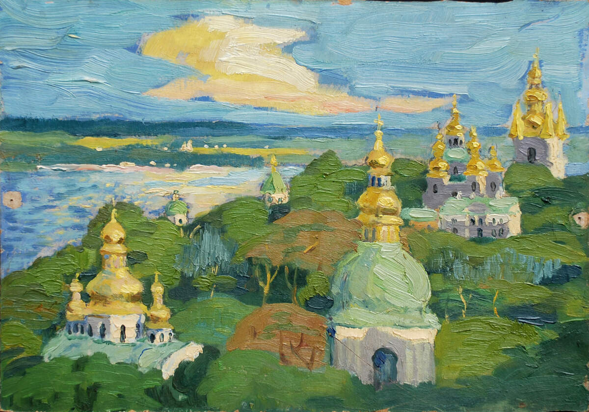  Kliment Redko, Kyivo-Pecherska Lavra, 1914, Öl