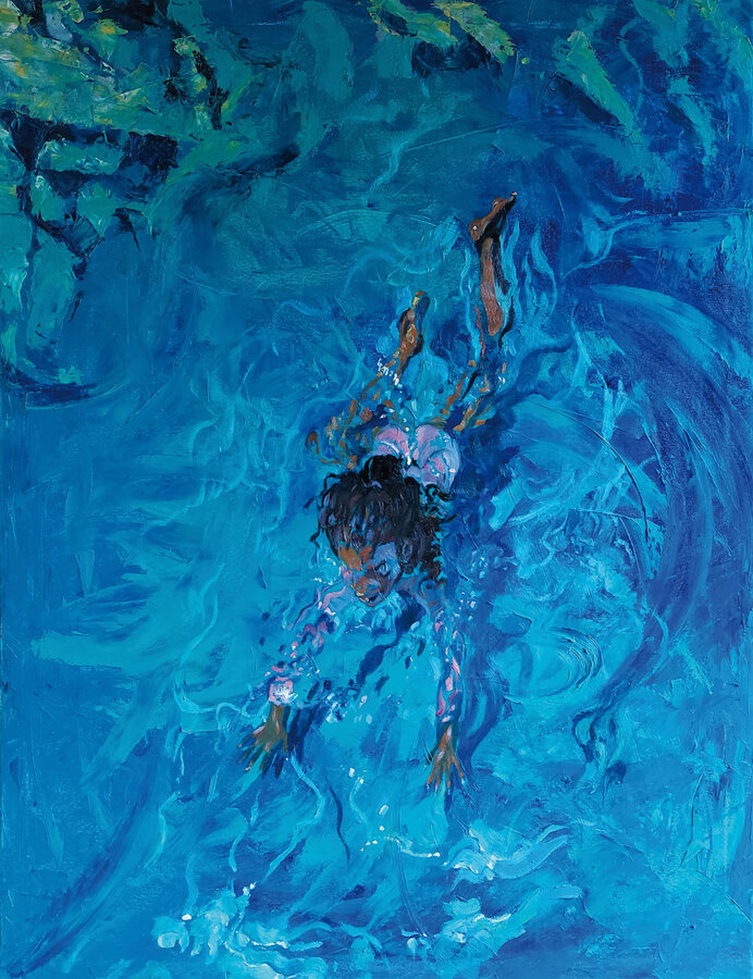 Martin Dietrich, Daijana Azul, 100 x 130 cm ©