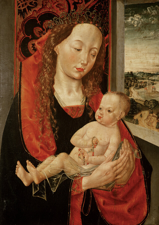 Meister der Benda-Madonna, Maria mit Kind 