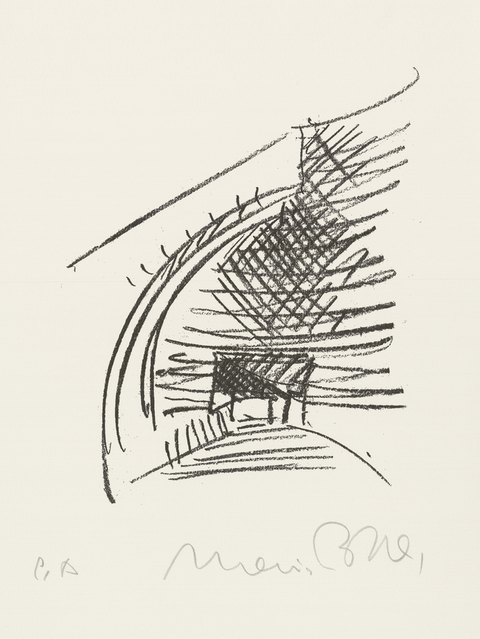 Mario Botta, Ohne Titel, [Detailskizze der Kirche