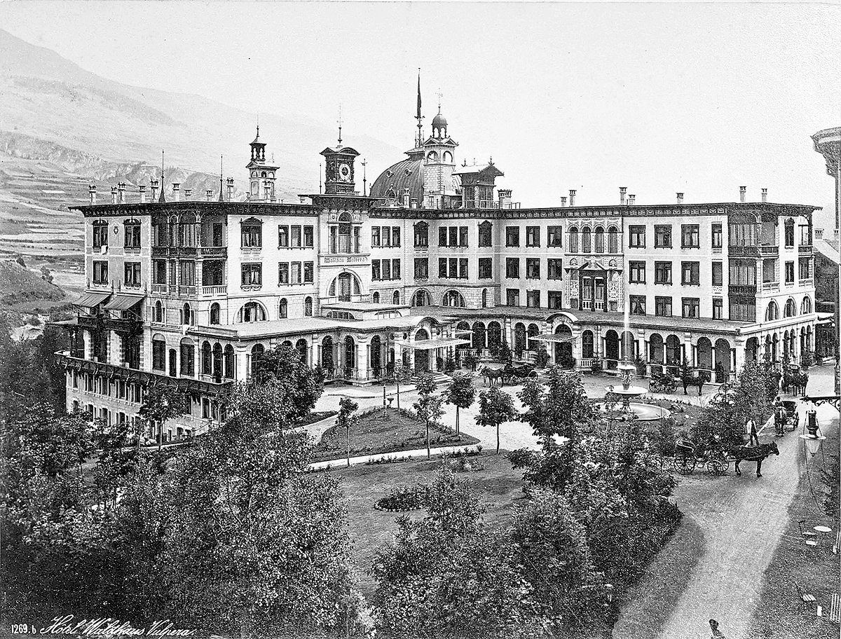 Das Hotel Waldhaus in Vulpera um 1910 (Foto: Romedo Guler)