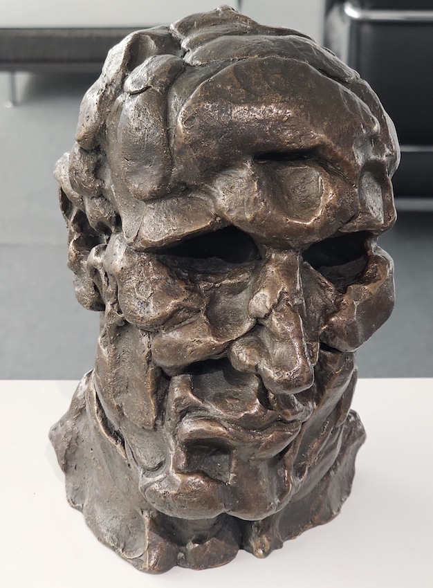 Walter Salzmann: Expressiver Kopf, Bronze, 1975 (Foto: Kapi) 