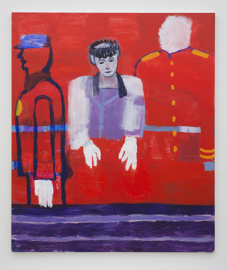 Katherine Bradford, Mme Matisse, 2018, Acryl auf Leinwand, 203.2 x 172.7 cm, © Courtesy Canada, New York und Katherine Bradford; Susan & Michael Hort, New York