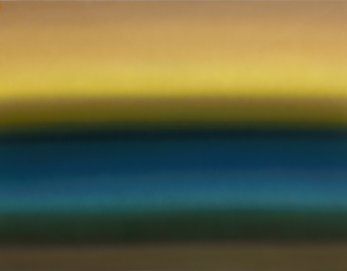 Mathias Kessler, Aeneas and the Sibyl, Lake Avernus, 1798, Tate Britain, London, 2023, Airbrush auf Dibond, 98,2 x 76,5 x 2,4 © Bildrecht, Wien 2024