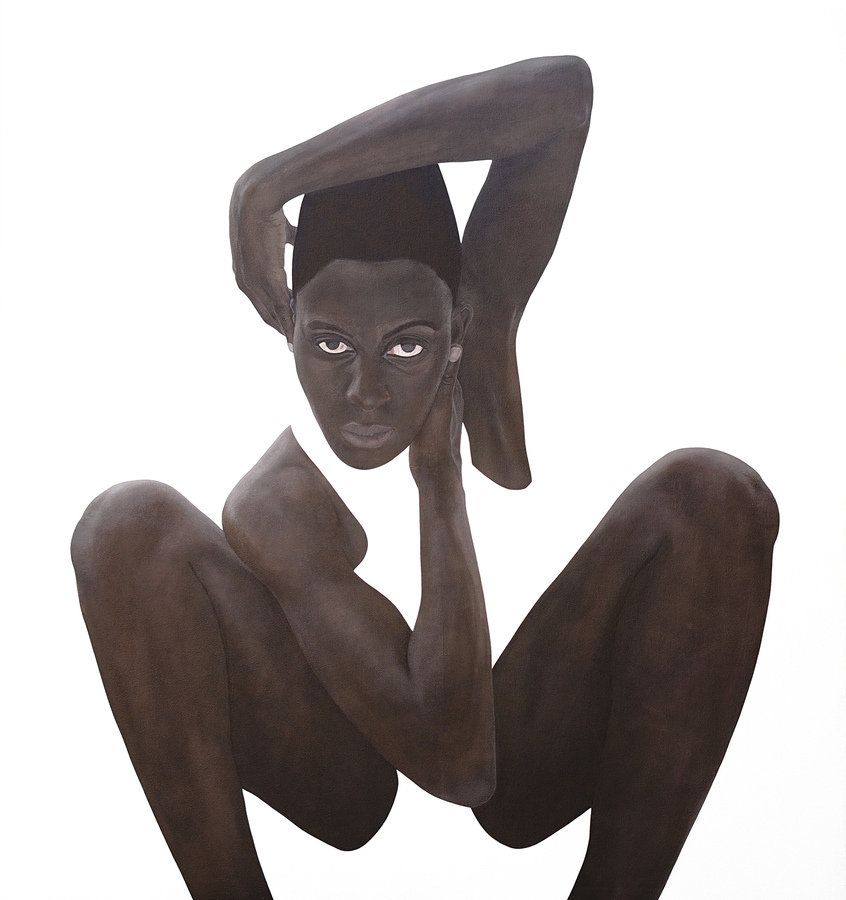 Sungi Mlengeya, Wallow, 2022, Acryl auf Leinwand Privatsammlung, Courtesy of Afriart Gallery © Sungi Mlengeya