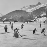 St. Moritz, Bandy-Spiel, Slg. Wehrli, 1910