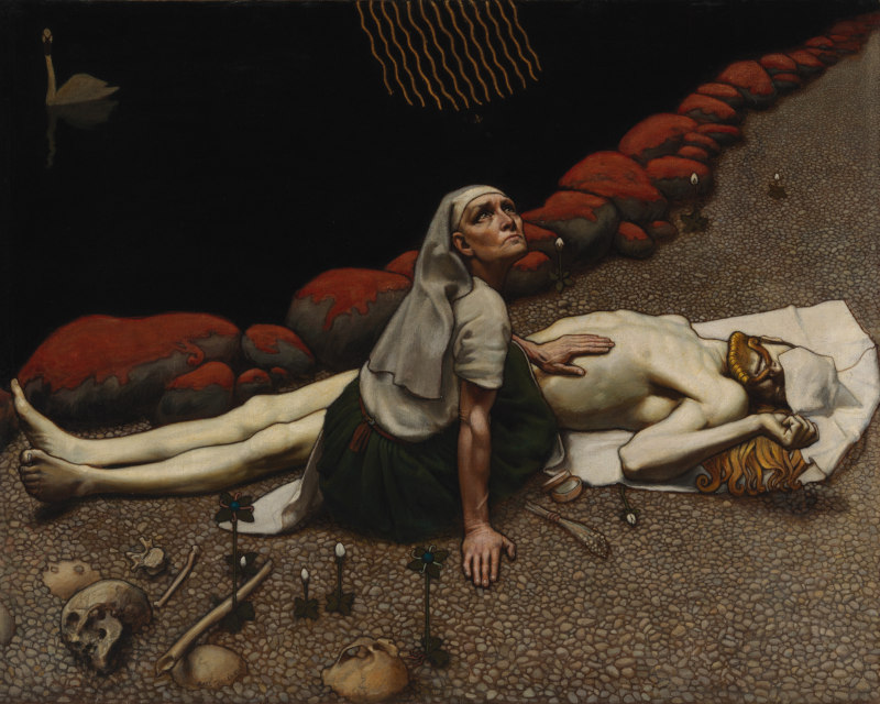 Akseli Gallen-Kallela, Lemminkäinens Mutter, 1897 © Foto: Finnische Nationalgalerie, Helsinki / Hannu Pakarinen 