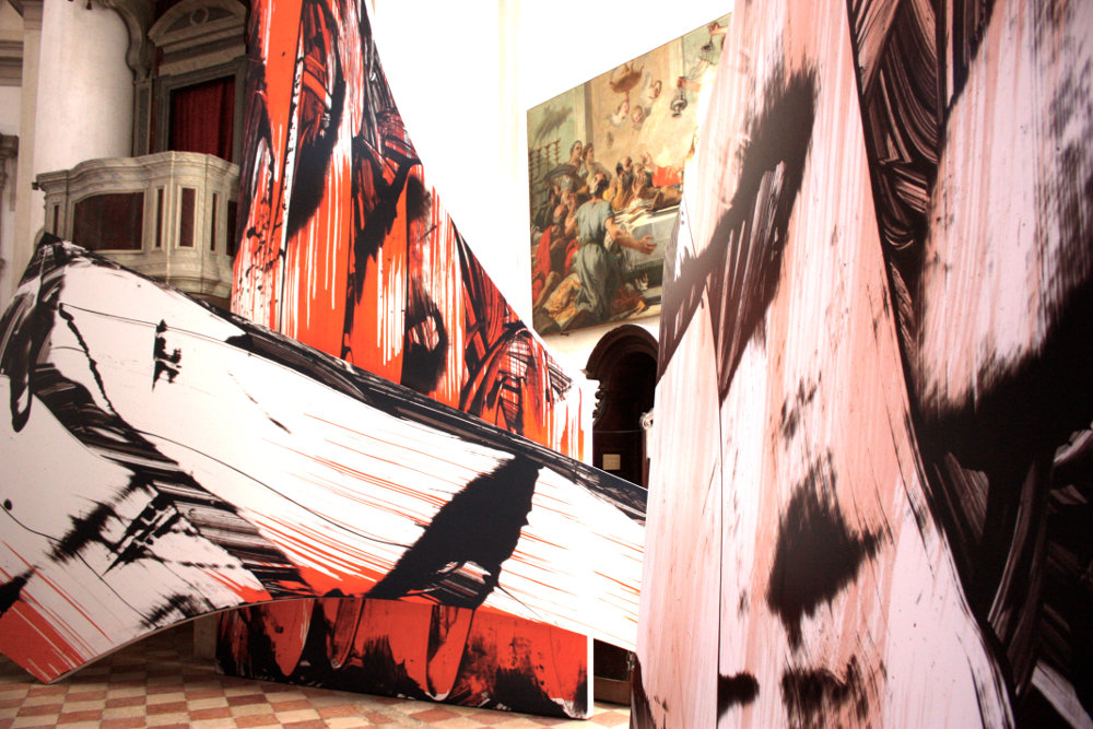Judy Millar: Installationsansicht Biennale di Venezia, 2009