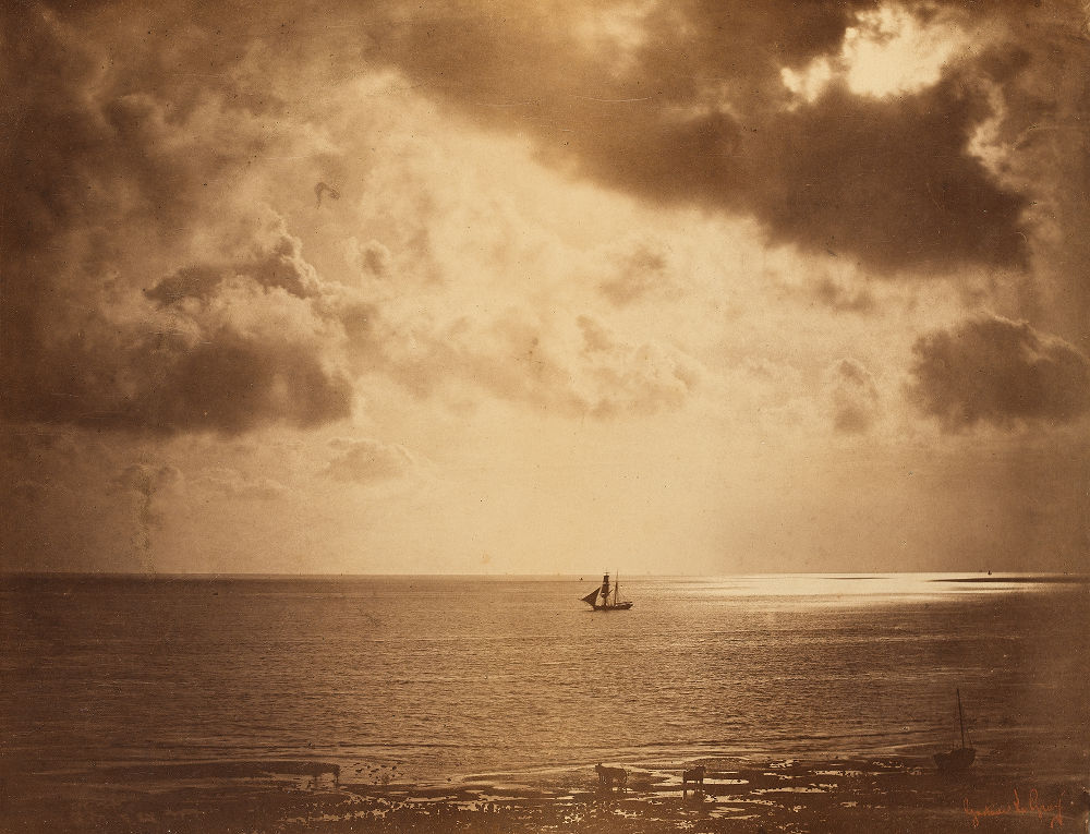 Gustave Le Gray: Brig Upon the Water, 1856; © Staatsgalerie Stuttgart
