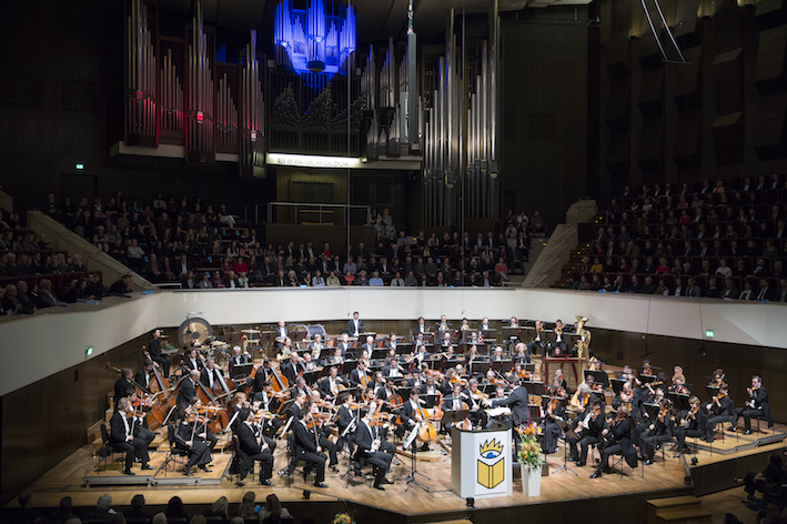 Feierliche Eröffnung der Leipziger Buchmesse 2019 im Gewandhaus zu Leipzig mit dem Gewandhausorchester Leipzig unter der Leitung von Jakub Hrůša (Foto: Stefan Hoyer/LB)