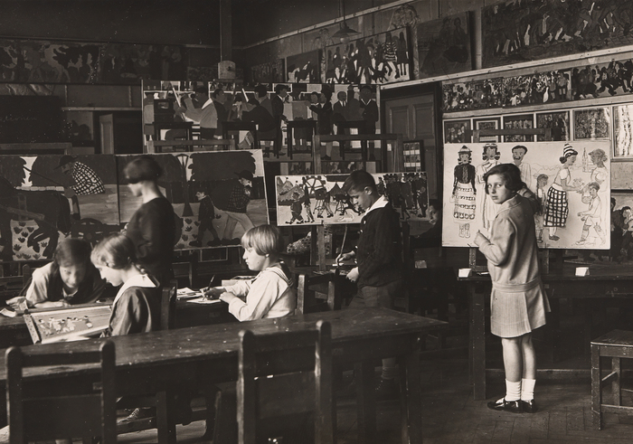 Kinder der Jugendkunstklasse von Franz Cizek, ca. 1920  © Wien Museum