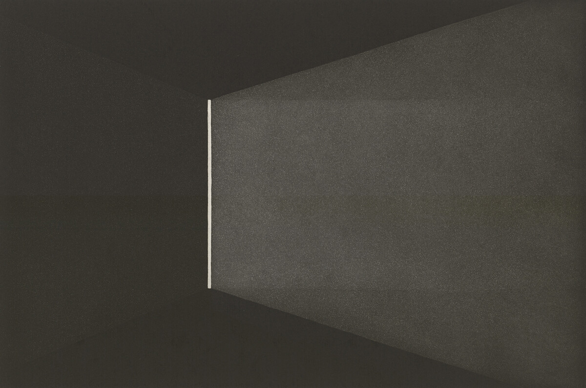 James Turrell, Ohne Titel, Blatt 3 der Folge «Deep Sky», 1984, Aquatinta, 53,5 × 68,5 cm, Graphische Sammlung ETH Zürich / © James Turrell