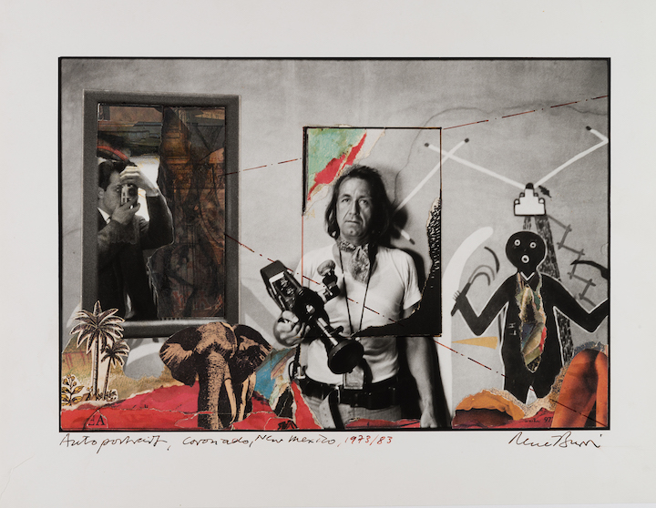 René Burri, Autoportrait, Coronado, Nouveau Mexique, Etats-Unis, 1973/1983. © René Burri / Magnum Photos. Fondation René Burri, Courtesy Musée de l’Elysée, Lausanne