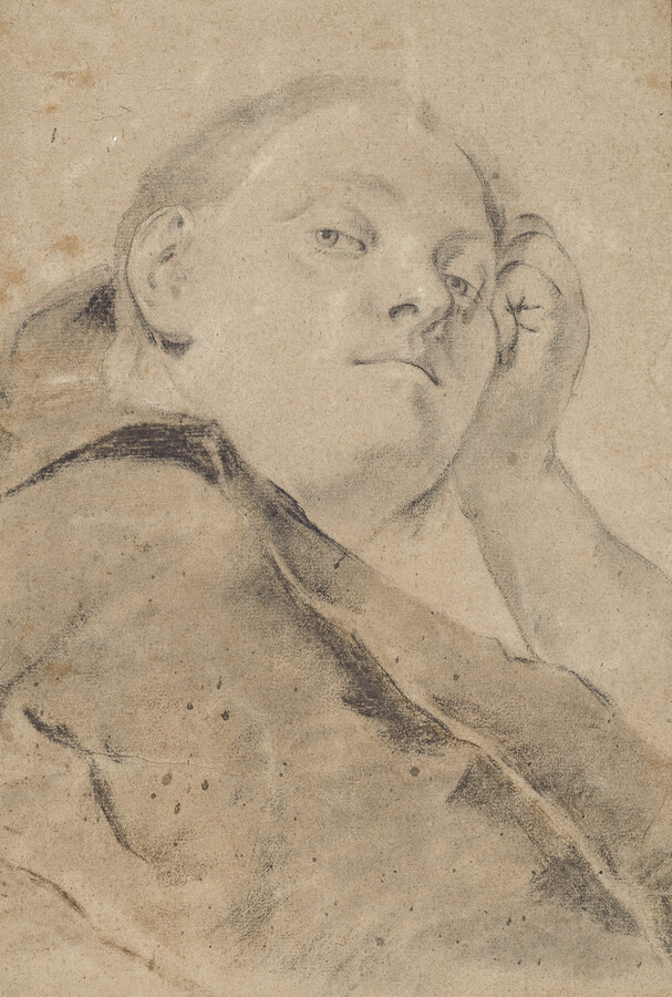 Giovanni Battista Piazzetta, "Junge Frau, in
