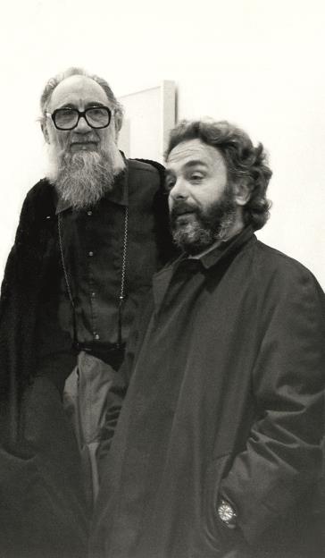 Emilio Vedova und Arnulf Rainer, frühe 1980er