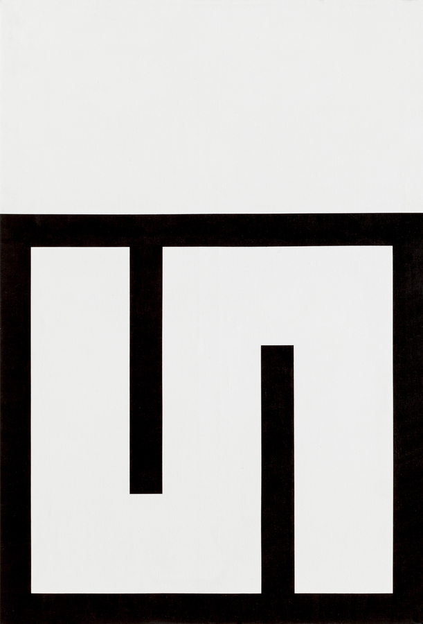 Mäander, 1978,  Acryl/Leinwand, 190,2 × 130,1 cm,
