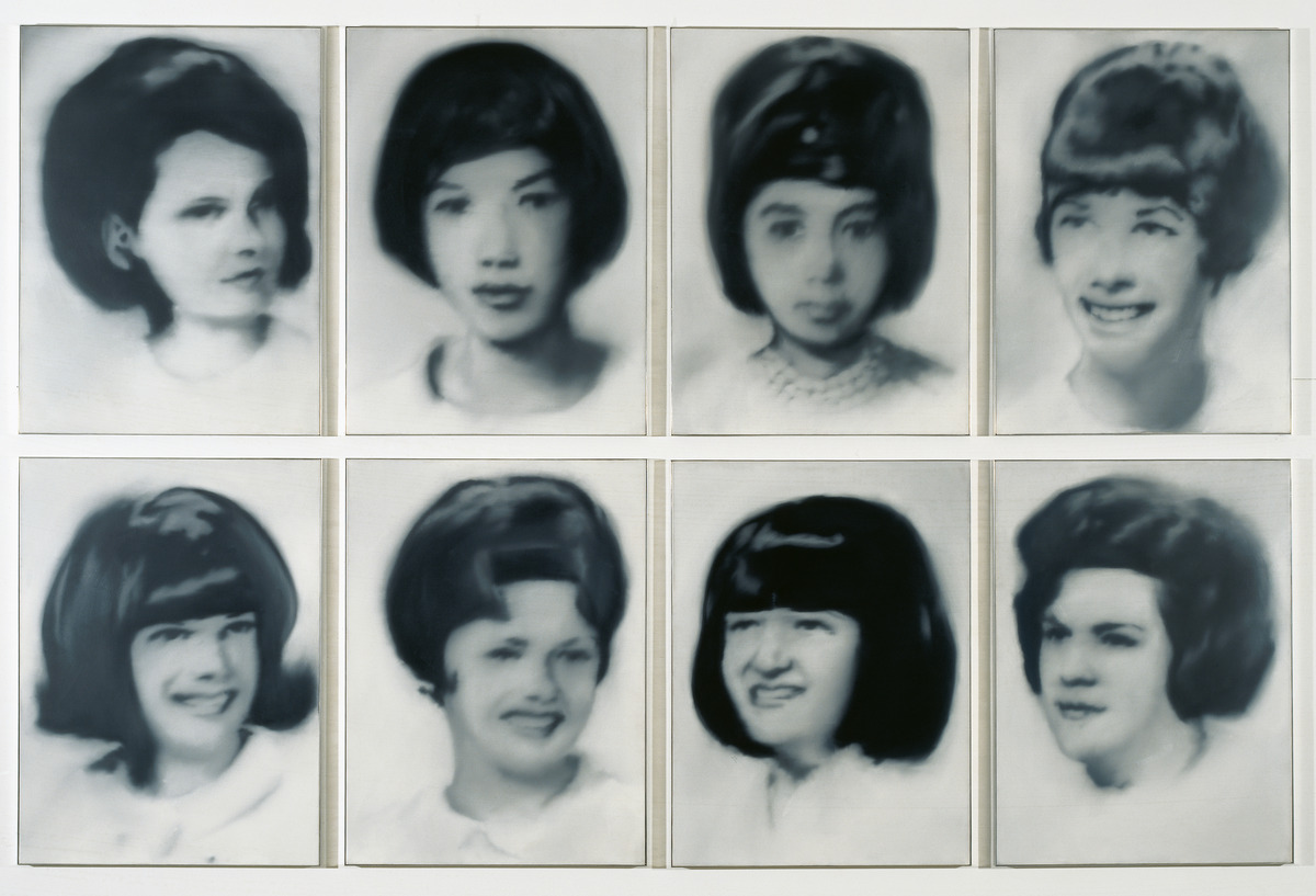 Gerhard Richter, Acht Lernschwestern, 1966, Öl auf