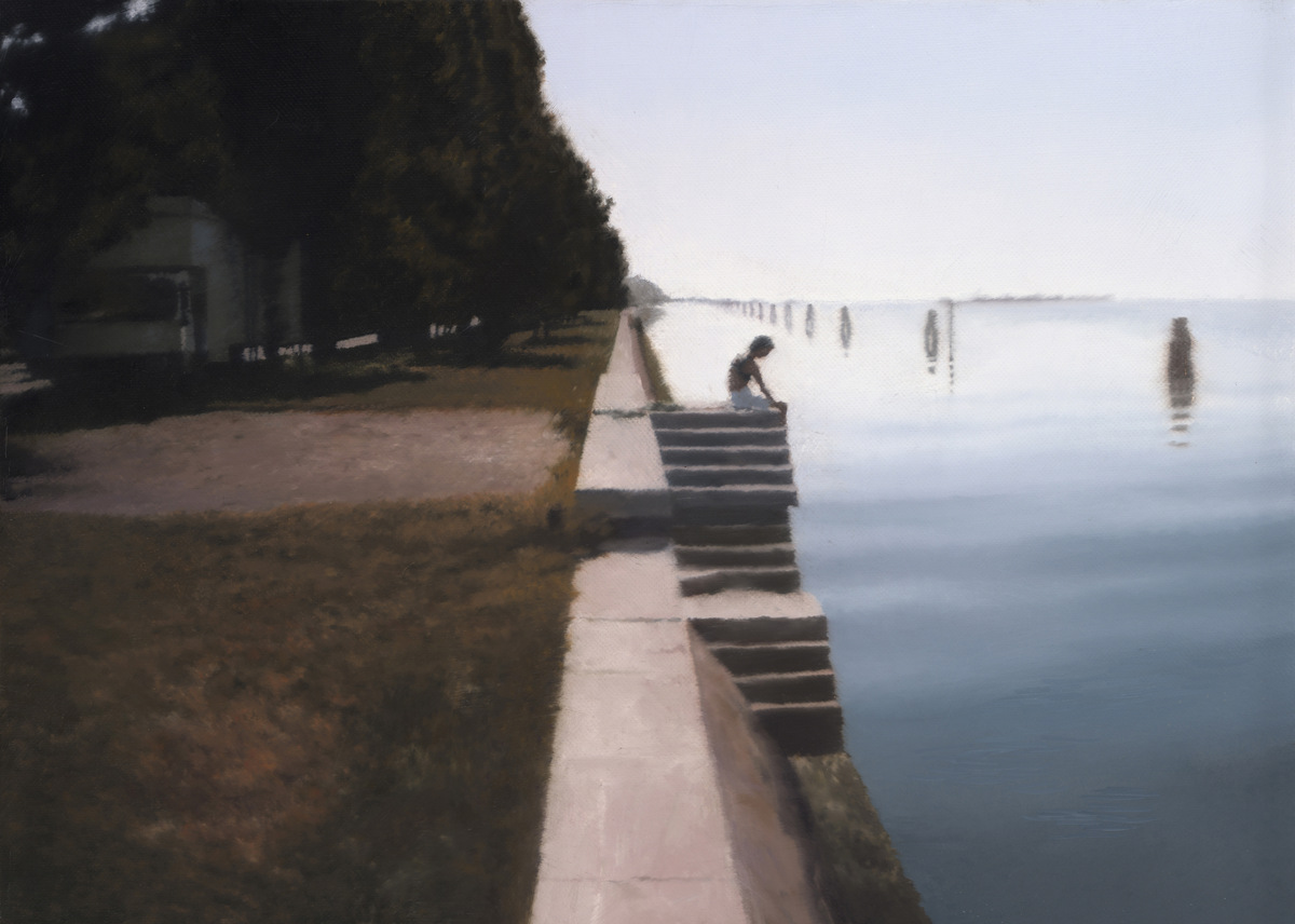 Gerhard Richter, Venedig (Treppe), 1985, Öl auf