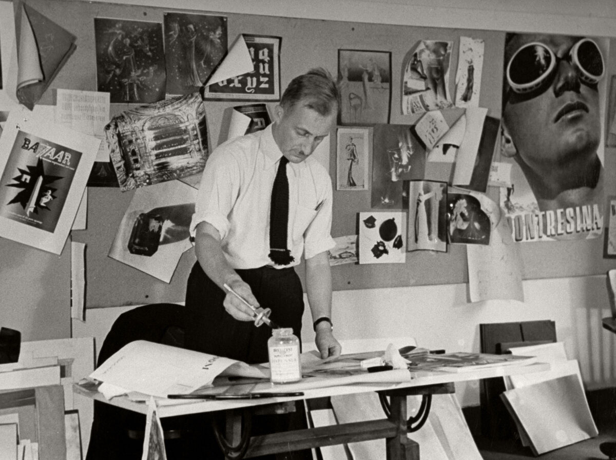 George Karger, Alexey Brodovitch in seinem Studio