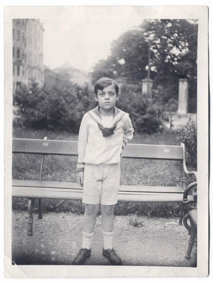 Erich Fried im Alter von ca. fünf Jahren ©  Foto: