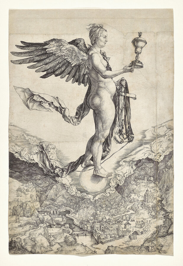 Albrecht Dürer, Nemesis (Das große Glück), um 1501