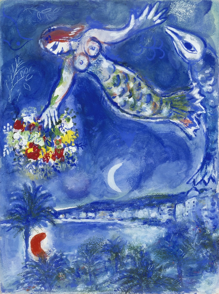 Chagall Marc - vorbereitende Gouache für die
