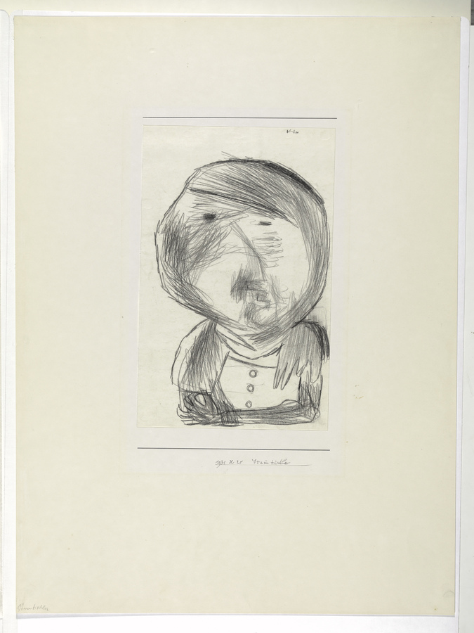 Paul Klee, Stammtischler, 1931, 280, Kreide auf