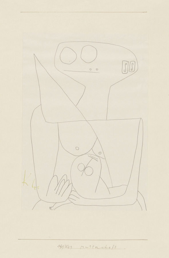 Paul Klee, Mutterschaft, 1939, 849, Bleistift auf