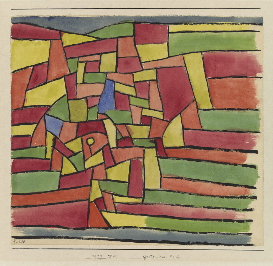 Paul Klee, Garten am Bach, 1927, 220, Bleistift,