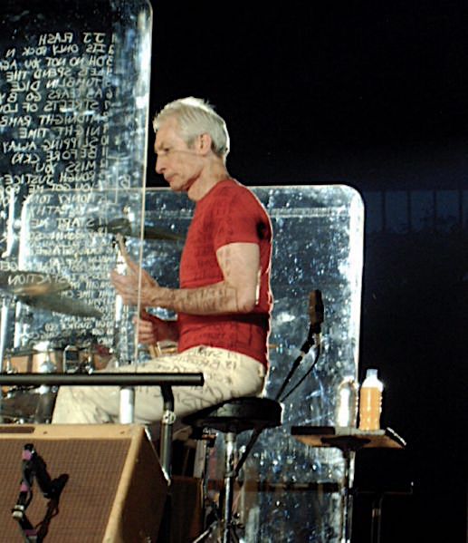 Charlie Watts am 19. Juli 2006 in Hannover (Foto: