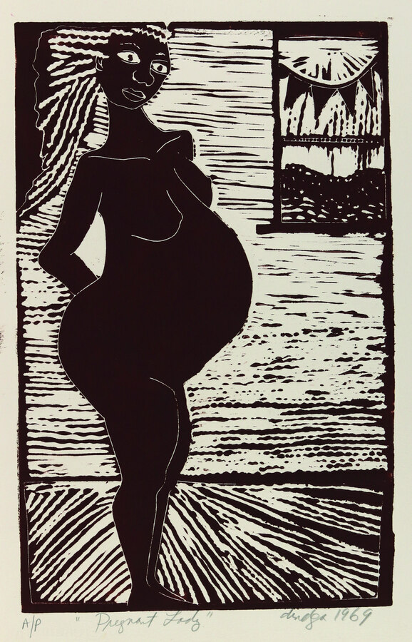 McCannon Dindga, Pregnant Lady, 1969