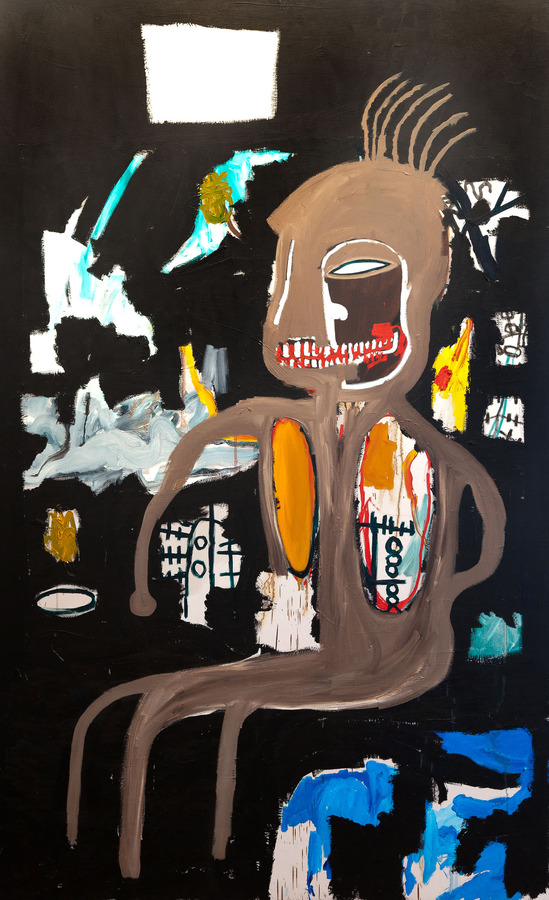 Jean Michel Basquiat, The Thinker, 1986, Acryl auf