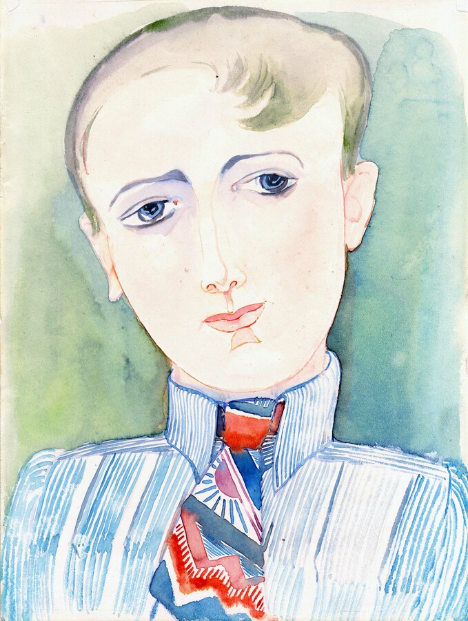 Ida Maly, Frau oder Mann Krawatte, 1928/30 © Graz