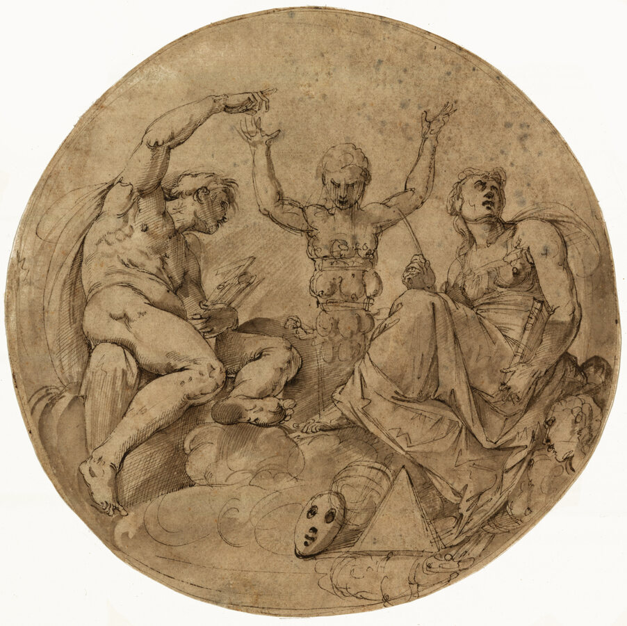 Italienisch, 16. Jahrhundert Allegorie mit