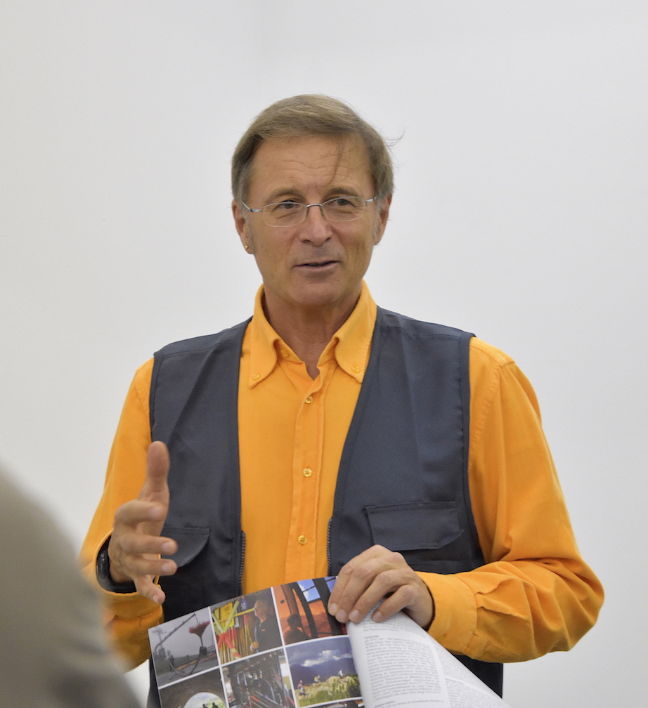 Roland Haas 2019 im Kunstforum Montafon in Schruns