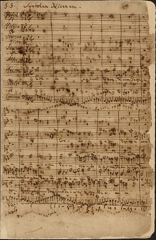 J.S. Bach: h-Moll-Messe, erste Seite des Credo (©