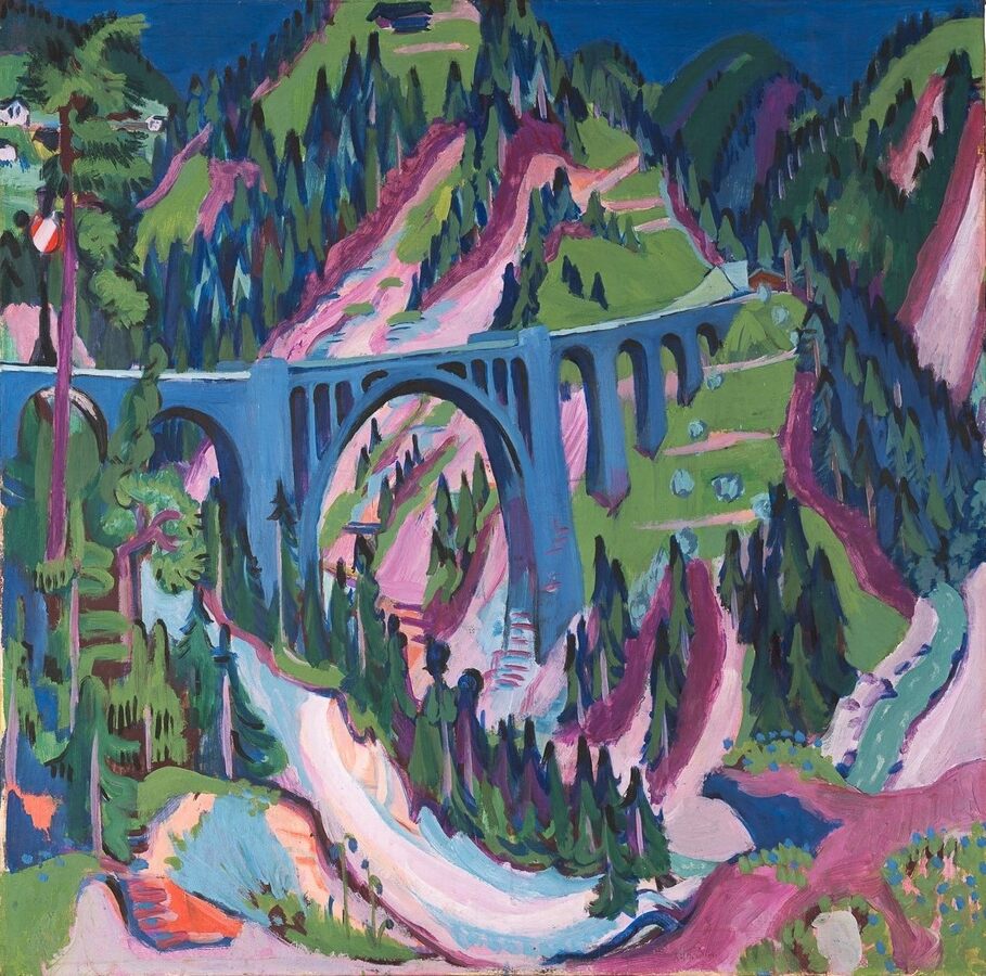 Ernst Ludwig Kirchner (1880-1938), Brücke bei